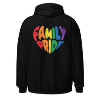 Family Pride Heart Hoodie (Double-Sided Print)