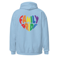 Family Pride Heart Hoodie (Double-Sided Print)
