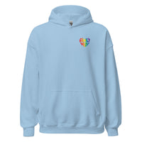 Family Pride Heart Hoodie (Double-Sided Print)