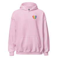 Family Pride Heart Hoodie (Double-Sided Print)