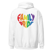 Family Pride Heart Hoodie (Double-Sided Print)