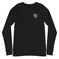 Family Pride Heart Longsleeve Tee (Double-Sided Print)
