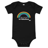 My Uncle is Fabulous Baby Onesie