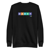 Daddy Color Block Crewneck Sweatshirt