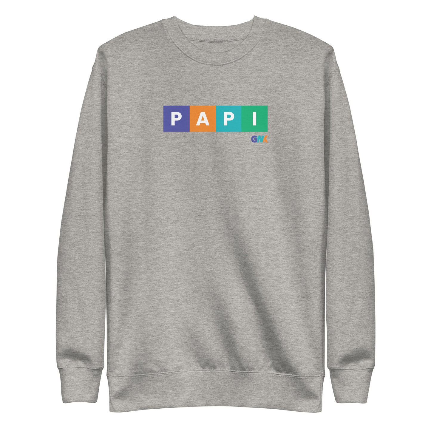PAPI Color Block Crewneck Sweatshirt