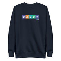 Daddy Color Block Crewneck Sweatshirt