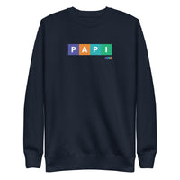 PAPI Color Block Crewneck Sweatshirt