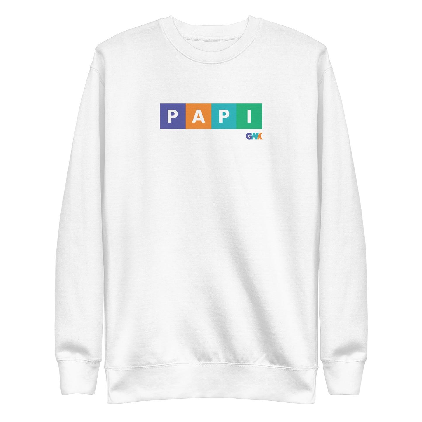 PAPI Color Block Crewneck Sweatshirt