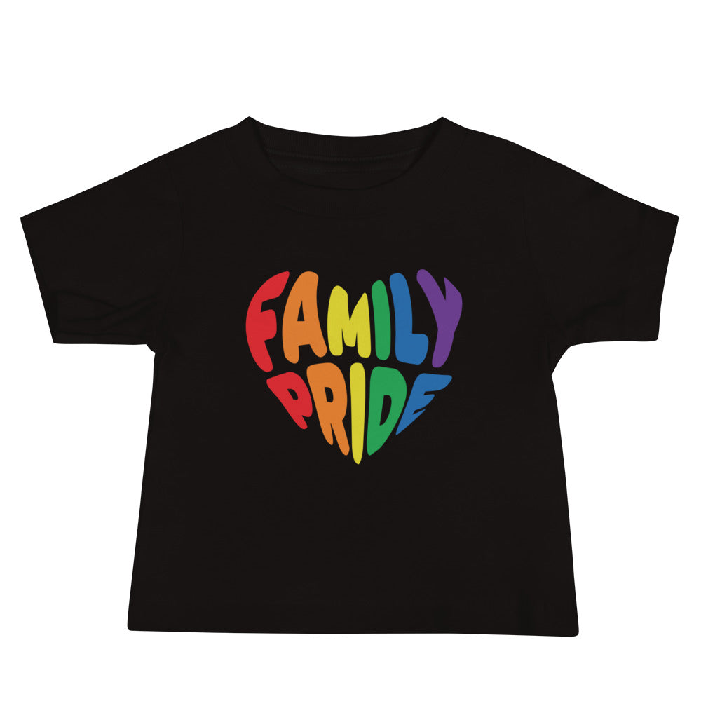 Family Pride Heart Baby Tee