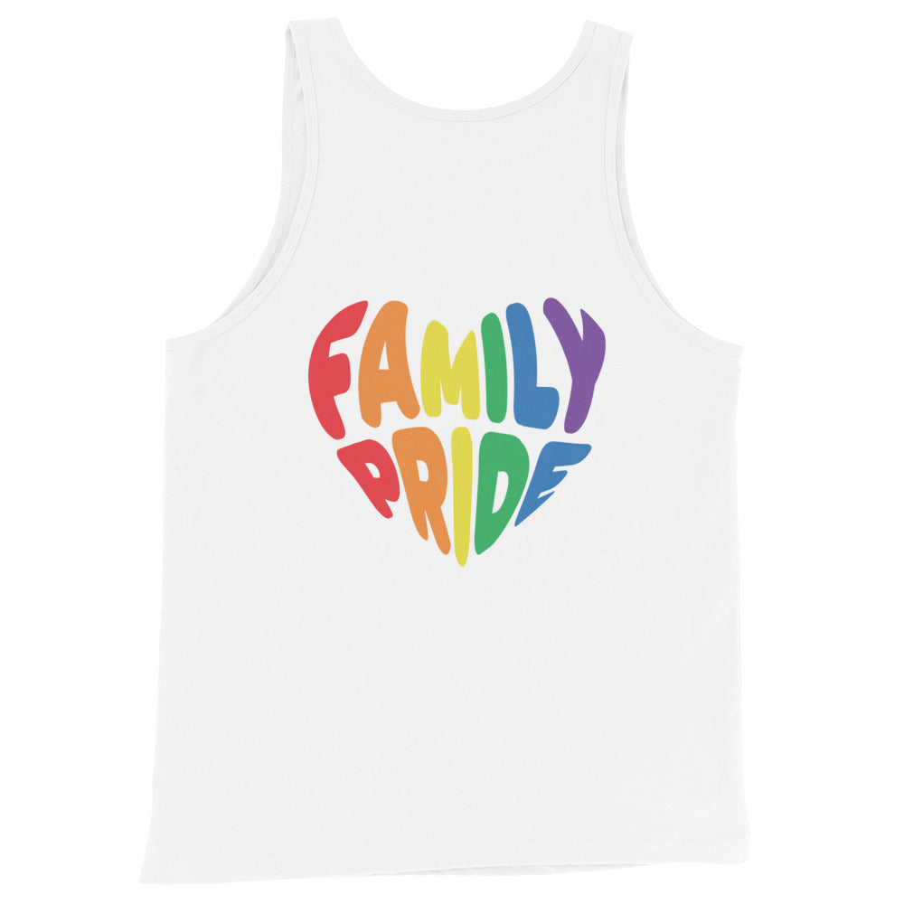 Family Pride Heart Tank (Double-Sided Print)