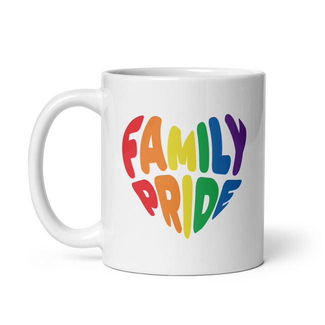 Family Pride Heart Mug