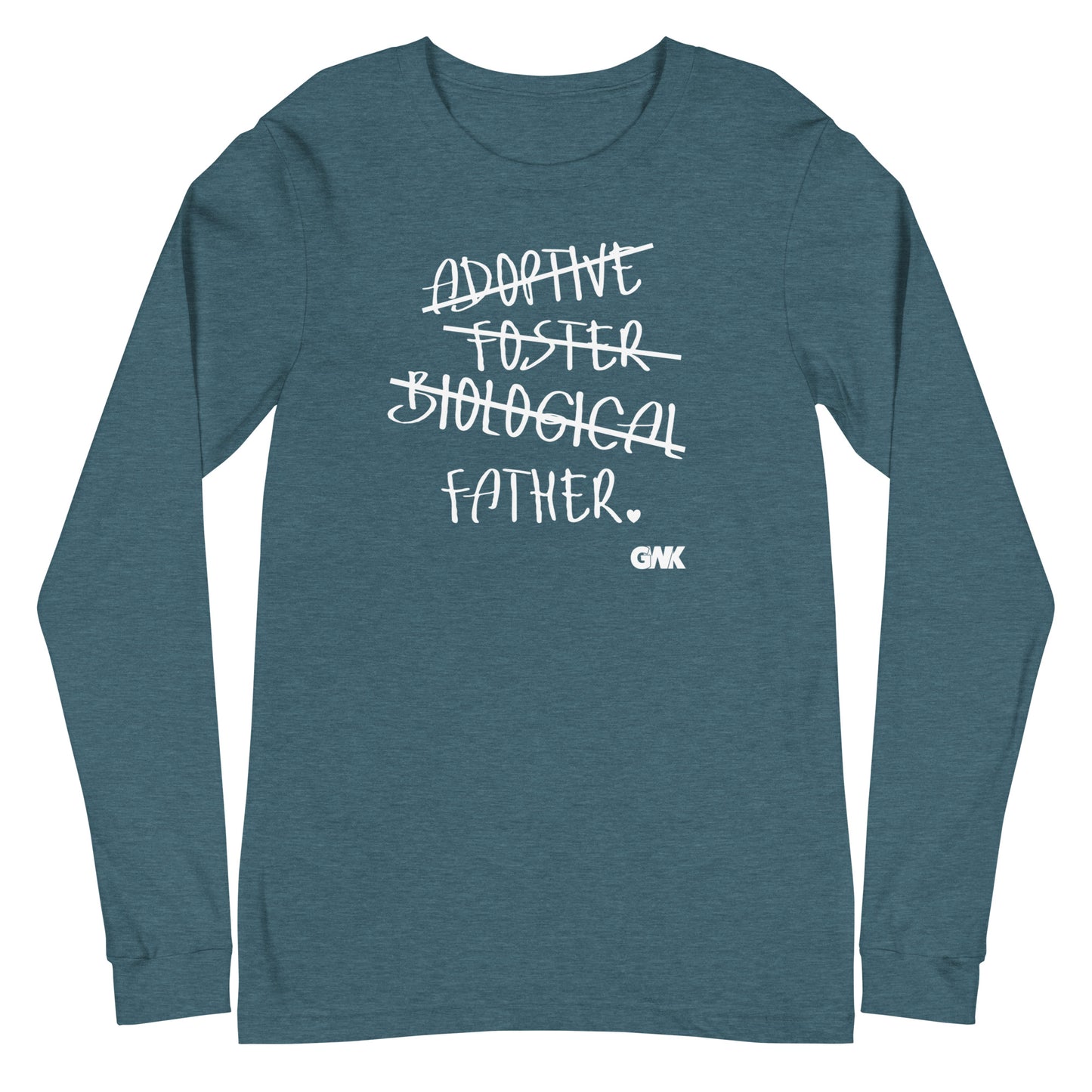 Adoptive, Foster, Biological, FATHER Longsleeve T-Shirt