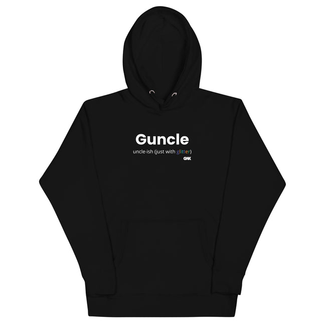 Guncle: Uncle-ish (just with glitter) Hoodie