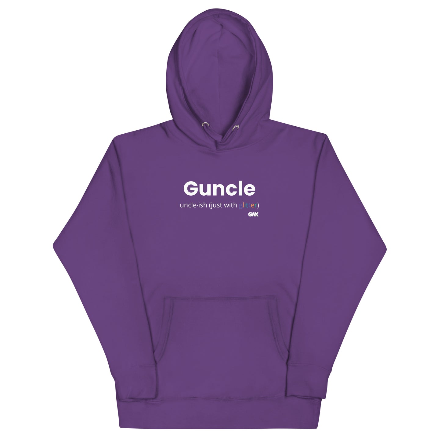 Guncle: Uncle-ish (just with glitter) Hoodie