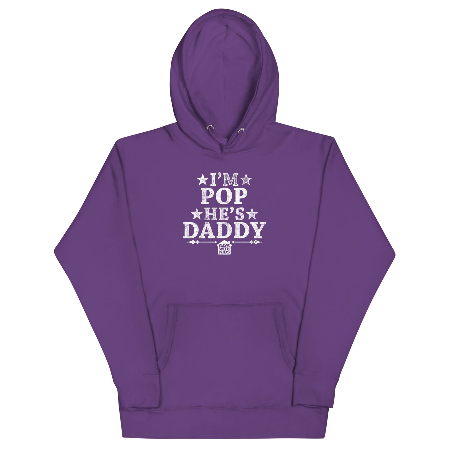 I'm Pop He's Daddy (Stars) Hoodie