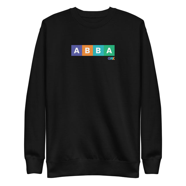 ABBA Color Block Crewneck Sweatshirt