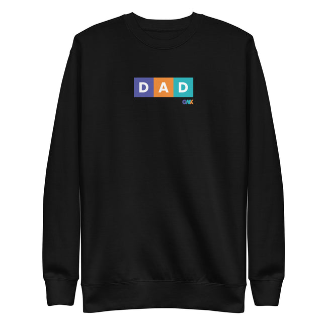 DAD Color Block Crewneck Sweatshirt