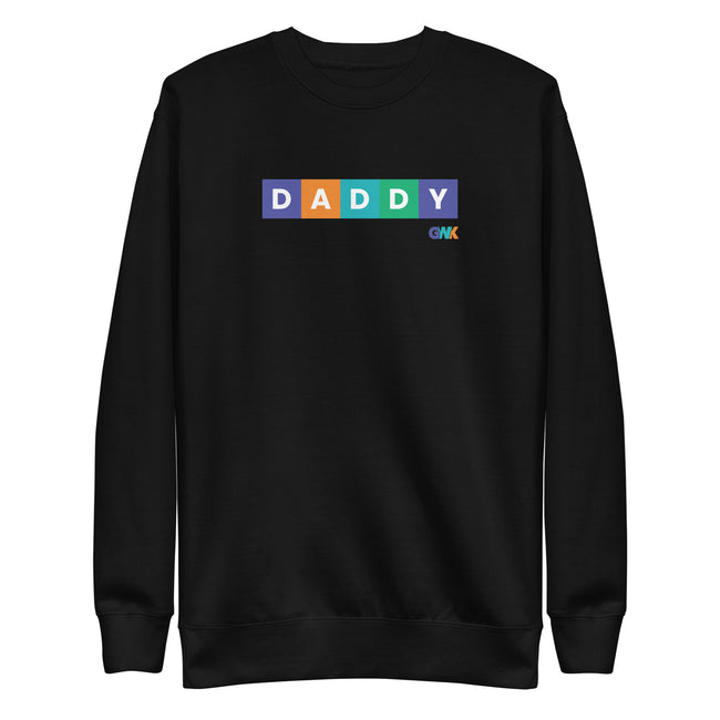 Daddy Color Block Crewneck Sweatshirt