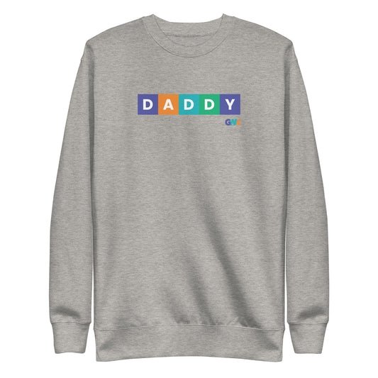 Daddy Color Block Crewneck Sweatshirt