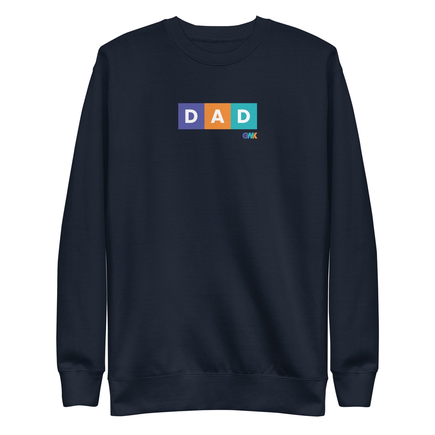 DAD Color Block Crewneck Sweatshirt