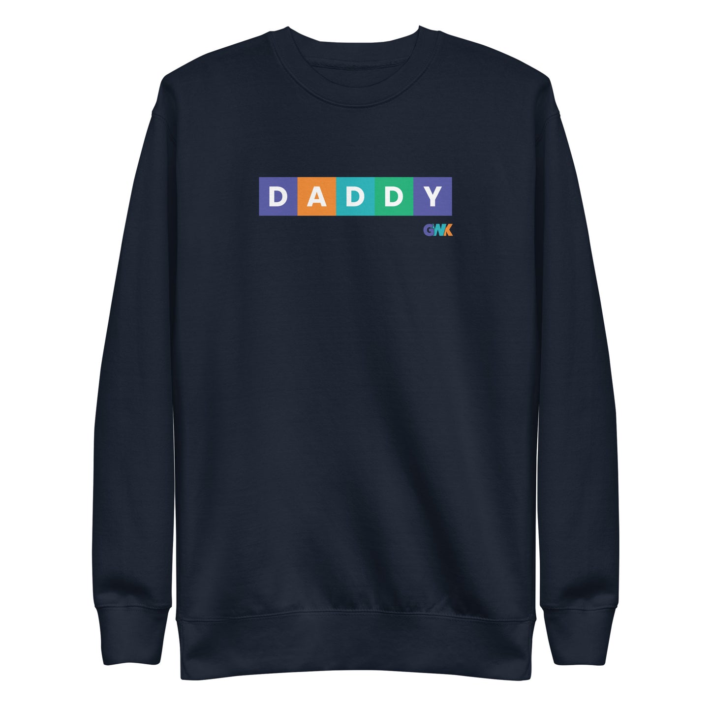 Daddy Color Block Crewneck Sweatshirt