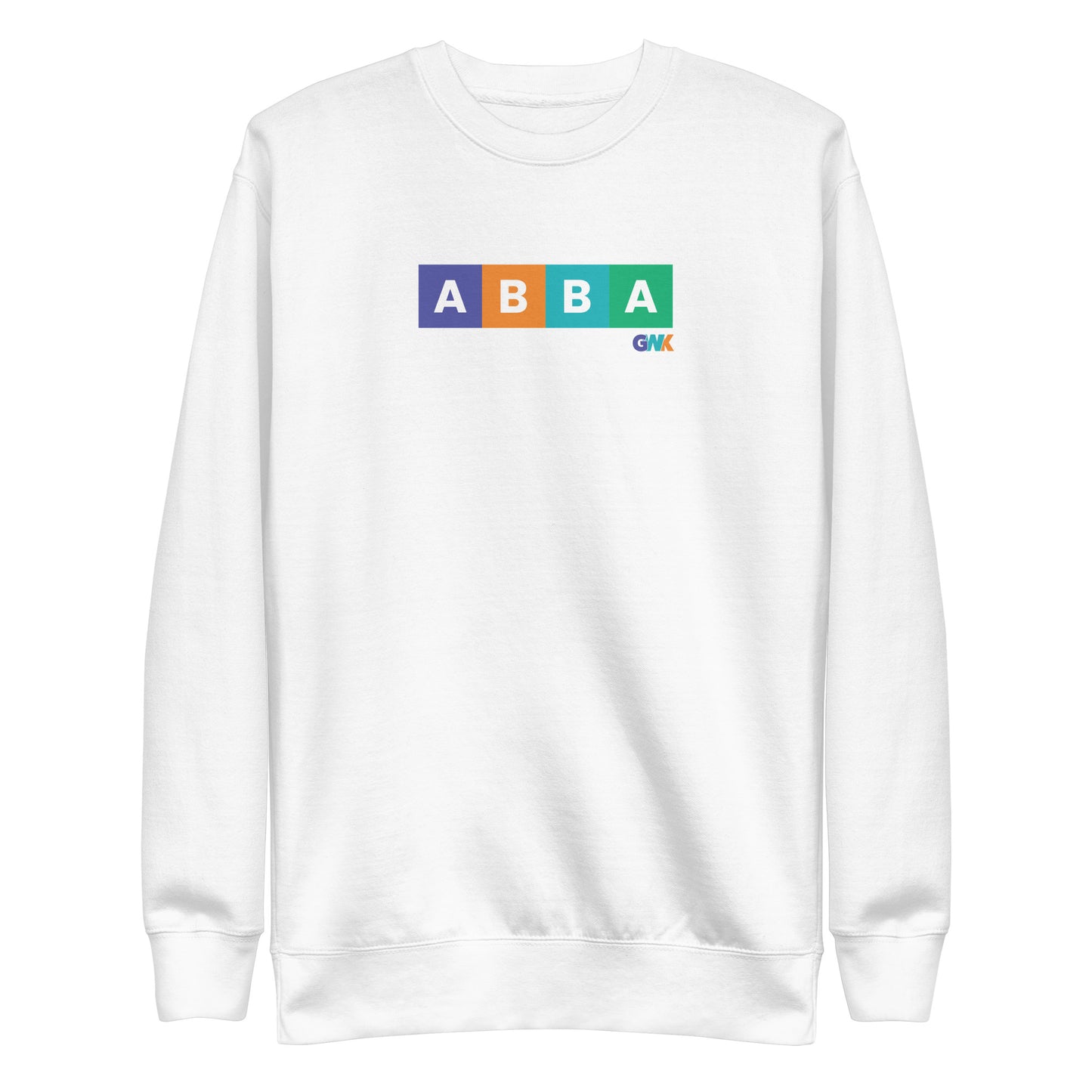 ABBA Color Block Crewneck Sweatshirt