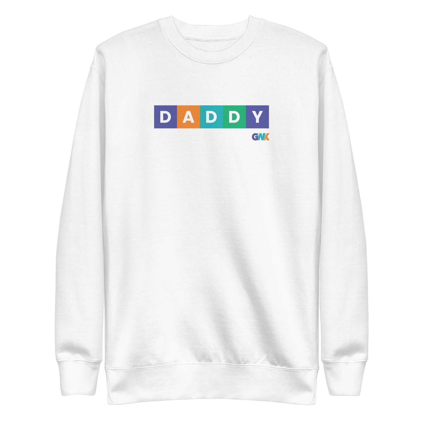 Daddy Color Block Crewneck Sweatshirt