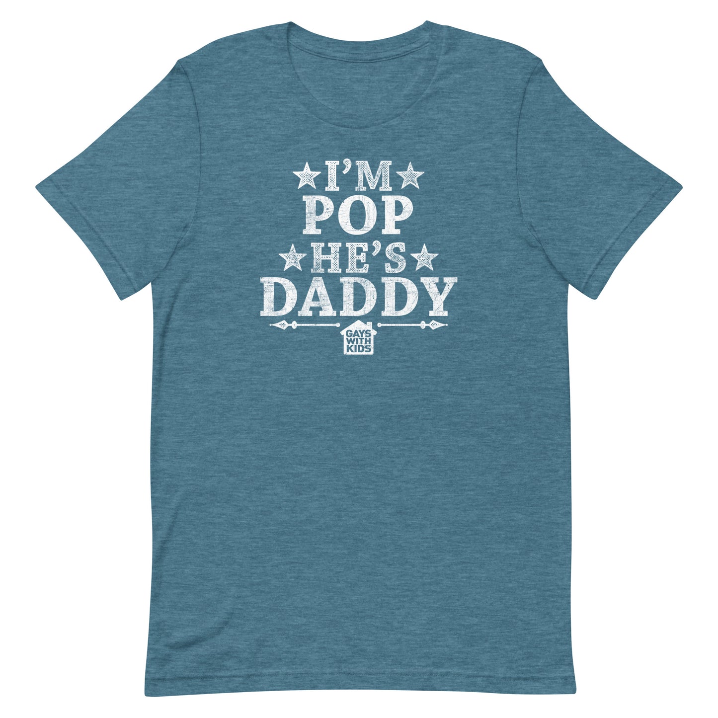 I'm Pop He's Daddy (Stars) T-Shirt