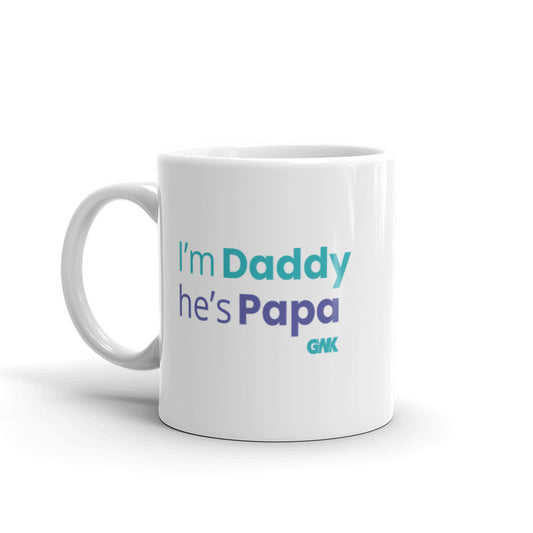 I'm Daddy he's Papa Mug