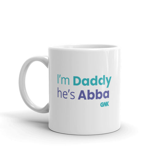 I'm Daddy he's Abba Mug