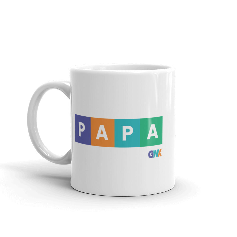 PAPA Color Block Mug