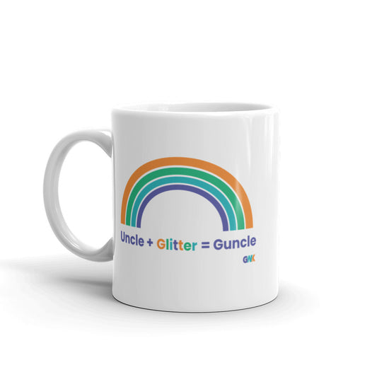 Uncle + Glitter = Guncle Mug