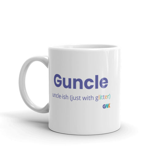 Guncle: Uncle-ish (just with glitter) Mug