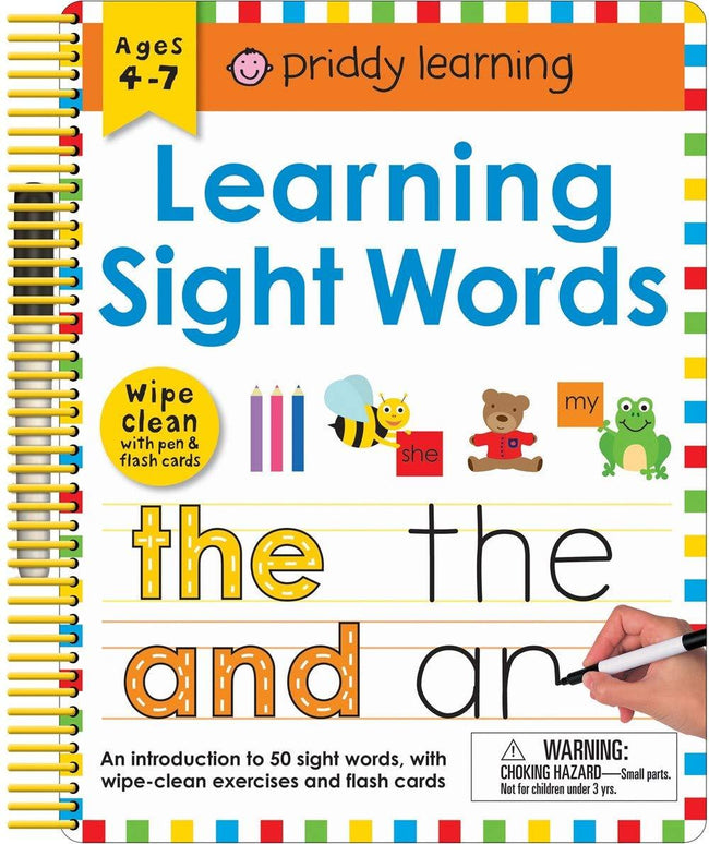 Wipe Clean: Learning Sight Words: Includes a Wipe-Clean Pen and Flash Cards! (Wipe Clean Learning Books)