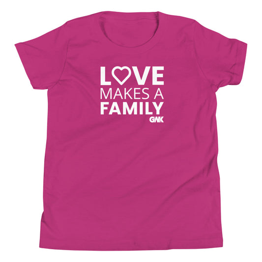 Love Makes a Family Youth T-Shirt